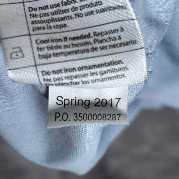 Carhartt Force Short Sleeve Button-Down Shirt XL Relaxed Fit Light Blue - Picture 8 of 8